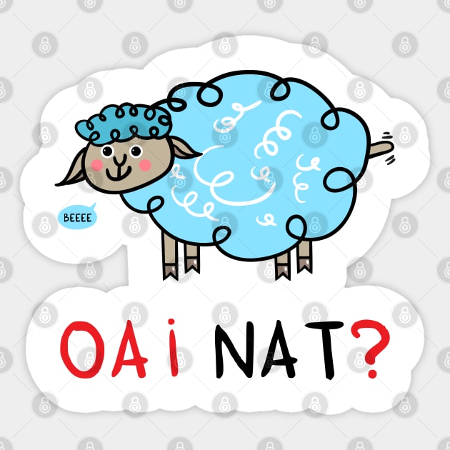 OAI nat? Sticker by adrianserghie